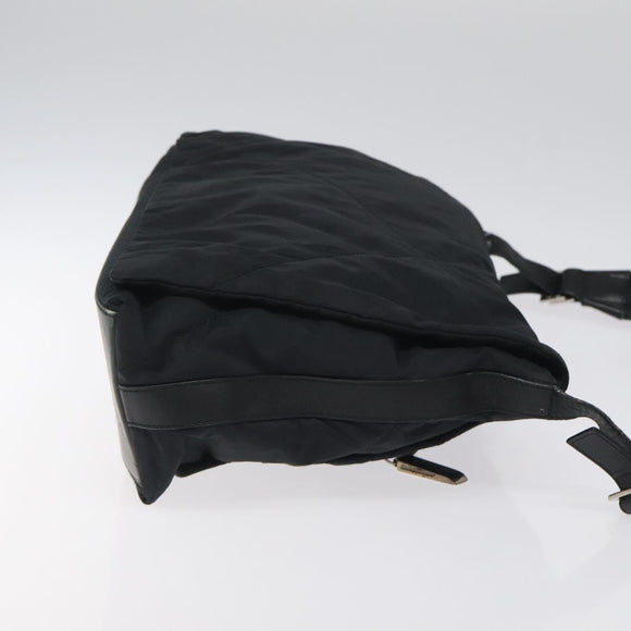 Salvatore Ferragamo Shoulder Bag Nylon Black Auth 121472