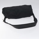Salvatore Ferragamo Shoulder Bag Nylon Black Auth 121472-7