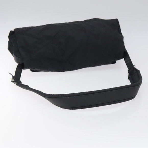 Salvatore Ferragamo Shoulder Bag Nylon Black Auth 121472