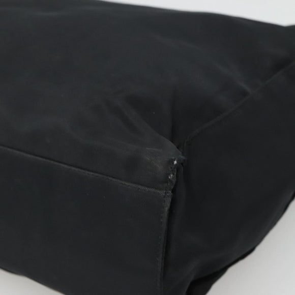 PRADA Hand Bag Nylon Black Auth 121473