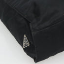 PRADA Hand Bag Nylon Black Auth 121473-15