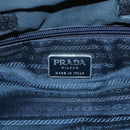 PRADA Hand Bag Nylon Black Auth 121473-19