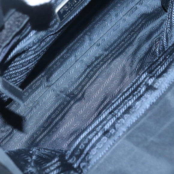 PRADA Hand Bag Nylon Black Auth 121473
