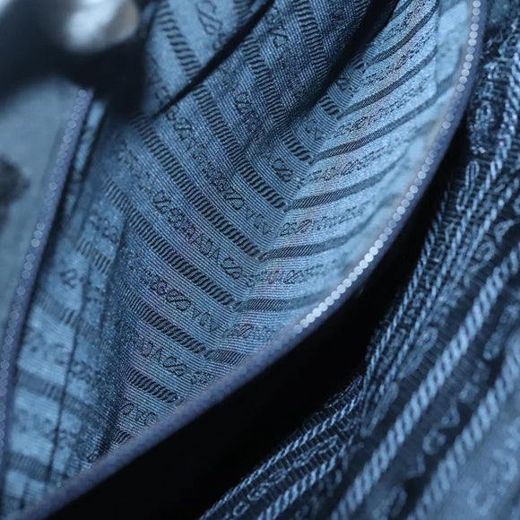 PRADA Hand Bag Nylon Black Auth 121473