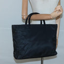 PRADA Hand Bag Nylon Black Auth 121473-22