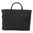 PRADA Hand Bag Nylon Black Auth 121473-13