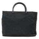 PRADA Hand Bag Nylon Black Auth 121473-2