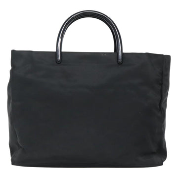 PRADA Hand Bag Nylon Black Auth 121473 - 0