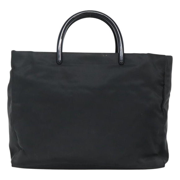 PRADA Hand Bag Nylon Black Auth 121473
