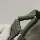 PRADA Backpack Nylon Green Auth 121476-16
