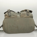 PRADA Backpack Nylon Green Auth 121476-5
