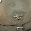 PRADA Backpack Nylon Green Auth 121476-22