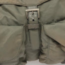 PRADA Backpack Nylon Green Auth 121476-23