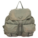 PRADA Backpack Nylon Green Auth 121476-13