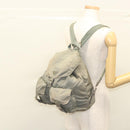 PRADA Backpack Nylon Green Auth 121476-33