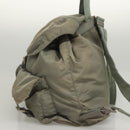 PRADA Backpack Nylon Green Auth 121476-3