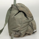 PRADA Backpack Nylon Green Auth 121476-4