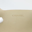 CHANEL Tote Bag Rubber Khaki CC Auth 121481-15