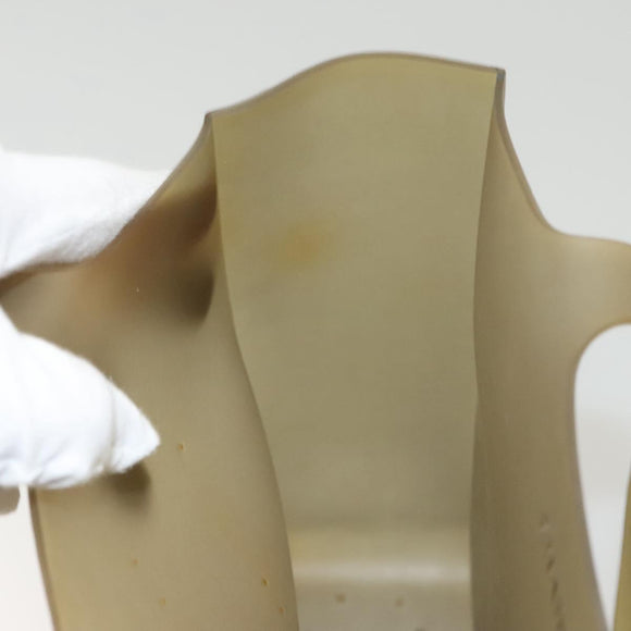 CHANEL Tote Bag Rubber Khaki CC Auth 121481