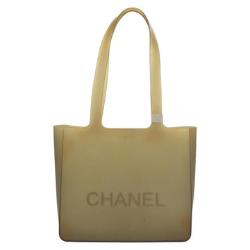CHANEL Tote Bag Rubber Khaki CC Auth 121481 - 0