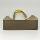 CHANEL Tote Bag Rubber Khaki CC Auth 121481-9