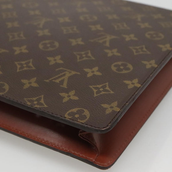 LOUIS VUITTON Monogram Porte Documents Bandouliere Bag M53338 Auth 121485
