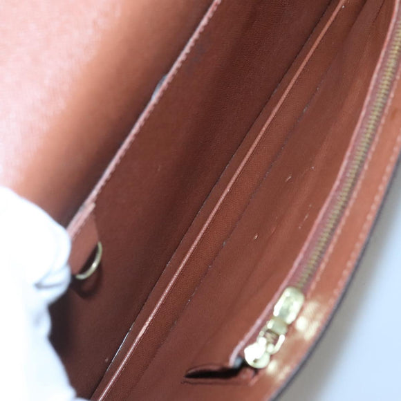 LOUIS VUITTON Monogram Porte Documents Bandouliere Bag M53338 Auth 121485