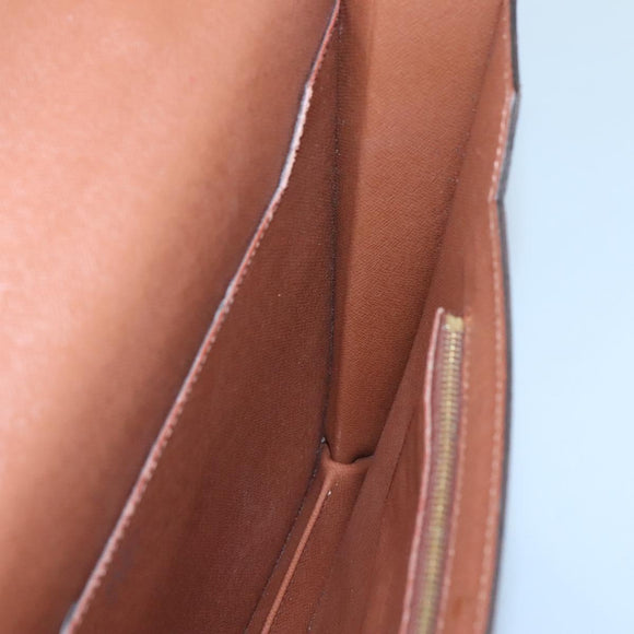 LOUIS VUITTON Monogram Porte Documents Bandouliere Bag M53338 Auth 121485