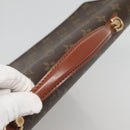 LOUIS VUITTON Monogram Porte Documents Bandouliere Bag M53338 Auth 121485-7