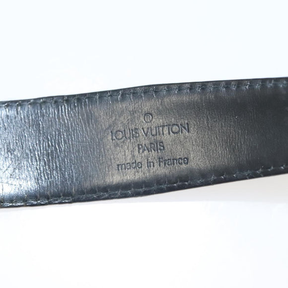 LOUIS VUITTON Epi Ceinture Belt 37.4"" Black M6832 LV Auth 121486