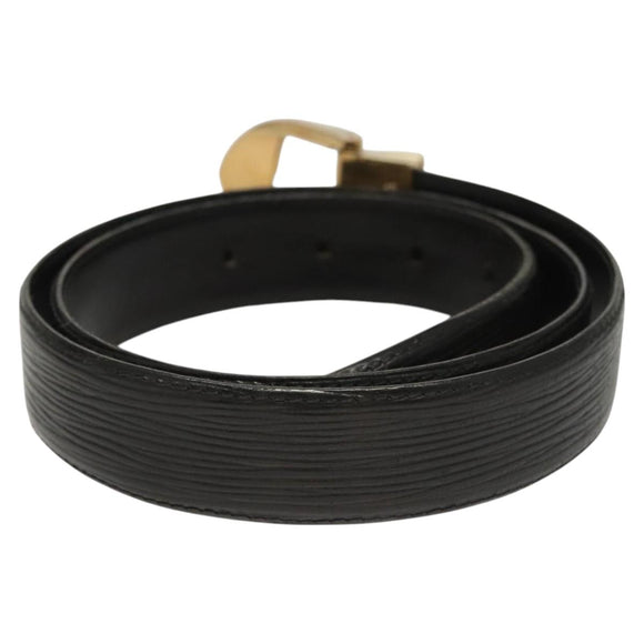 LOUIS VUITTON Epi Ceinture Belt 37.4"" Black M6832 LV Auth 121486