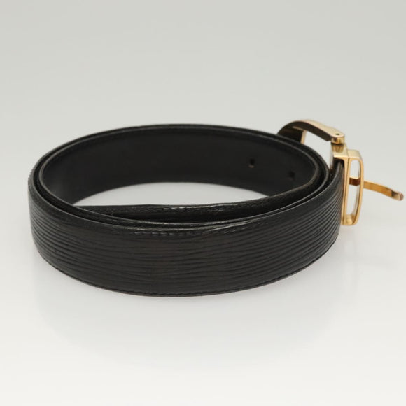 LOUIS VUITTON Epi Ceinture Belt 37.4"" Black M6832 LV Auth 121486