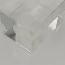 LOUIS VUITTON Paper Weight Glass Clear LV Auth 121487-9