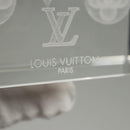 LOUIS VUITTON Paper Weight Glass Clear LV Auth 121487-11