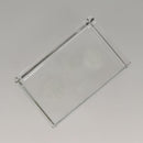 LOUIS VUITTON Paper Weight Glass Clear LV Auth 121487-5