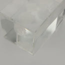 LOUIS VUITTON Paper Weight Glass Clear LV Auth 121487-7