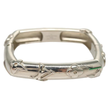 LOUIS VUITTON Bangle Bracelet Family metal Silver tone M63137 LV Auth 121493 - 0