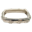 LOUIS VUITTON Bangle Bracelet Family metal Silver tone M63137 LV Auth 121493-3