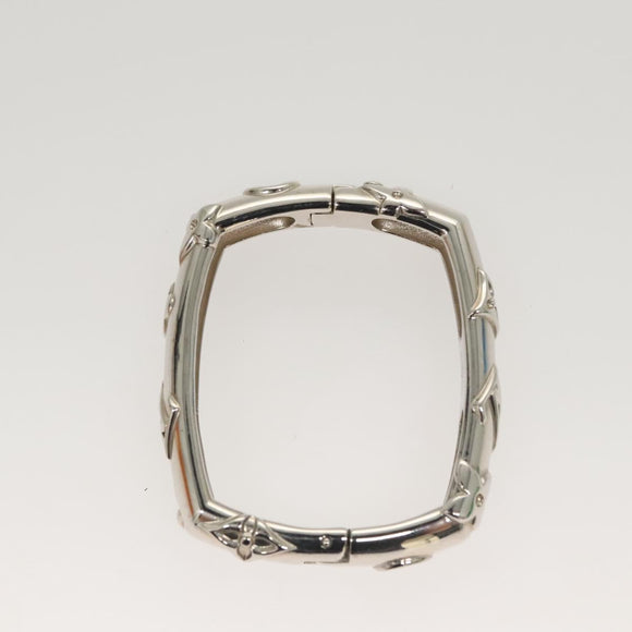 LOUIS VUITTON Bangle Bracelet Family metal Silver tone M63137 LV Auth 121493
