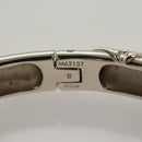 LOUIS VUITTON Bangle Bracelet Family metal Silver tone M63137 LV Auth 121493-9