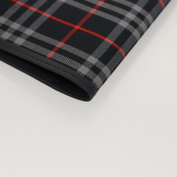 BURBERRY Nova Check Day Planner Cover Canvas Navy Auth 121494