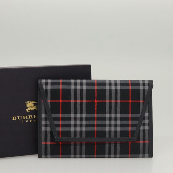 BURBERRY Nova Check Day Planner Cover Canvas Navy Auth 121494