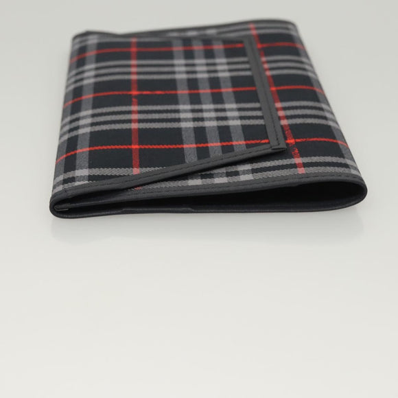 BURBERRY Nova Check Day Planner Cover Canvas Navy Auth 121494