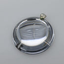 Baccarat Ring Glass 4Set Orange Green Auth 121496-13