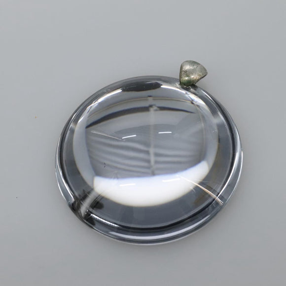 Baccarat Ring Glass 4Set Orange Green Auth 121496