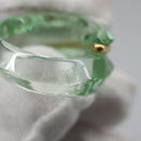 Baccarat Ring Glass 4Set Orange Green Auth 121496-26