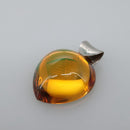 Baccarat Ring Glass 4Set Orange Green Auth 121496-27