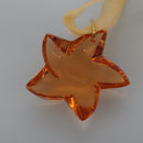 Baccarat Ring Glass 4Set Orange Green Auth 121496-7