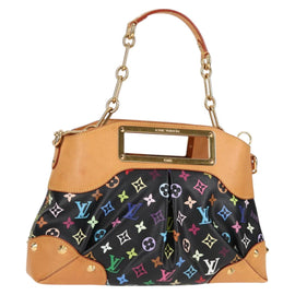 LOUIS VUITTON Monogram Multicolor Judy MM Hand Bag 2Way M40256 LV Auth 121498M