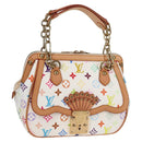 LOUIS VUITTON Monogram Multicolor Gracie MM Bag White M92590 LV Auth 121499SV-1